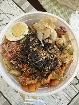 3-protein Poke Bowl-Large (3 scoops of protein)