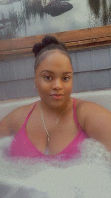 Hot tub selfie