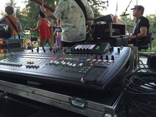 Supporting Wally and the Beaves at Wilderness Park in Maple Valley.