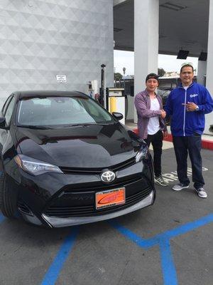 congratulations on your new corolla