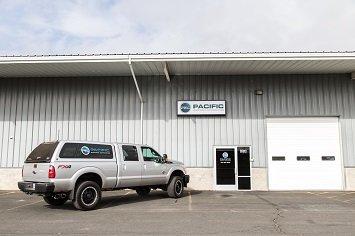 The front door of our Klamath Falls shop, located in the business park on Washburn way.