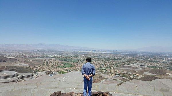 The view from on top of Ascaya , the newest luxury community on the South side of the mountain.