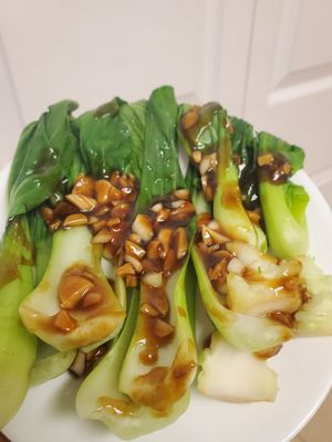 Oyster Garlic Bok Choy