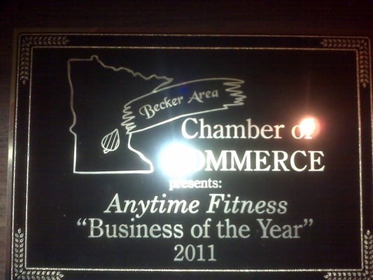 Becker Chamber of Commerce Business of the year.