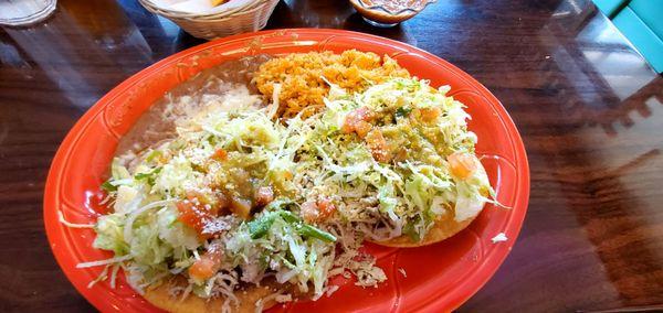 Tostadas plate