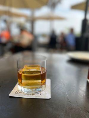 A sip of Woodford