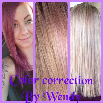 Color correction from Ion Sally Beauty brand back to silky platinum