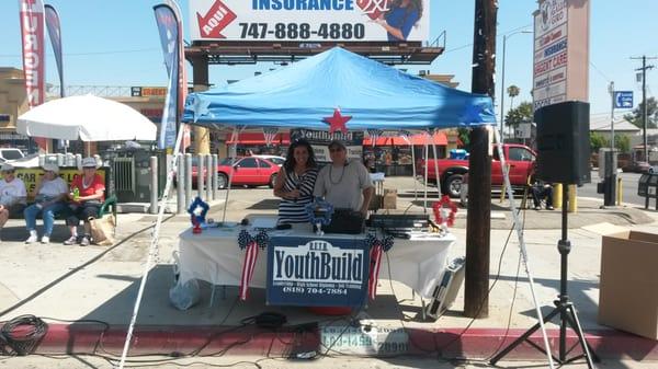 Ms. Michelle Miranda at the Parade as MC/ announcer