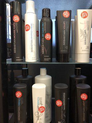 Sebastian haircare now 50% off