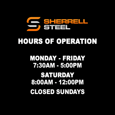 Sherrell Steel Hours