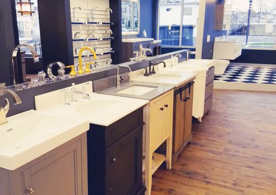 Doylestown GSI Bath Showplace Showroom: bathroom faucets and sinks