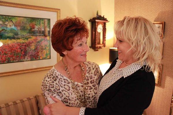 Marion Ross and Carrie Boyer #marionross #carrieboyer