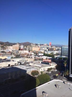 hollywood view from the doctor's office