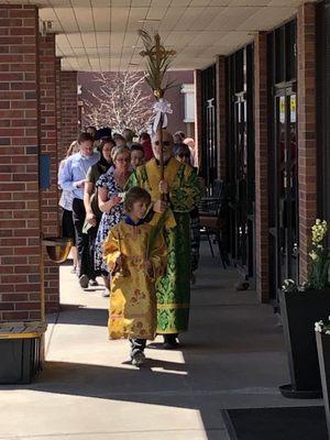 Palm Sunday procession, 2019