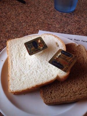 Bread served with the meals.