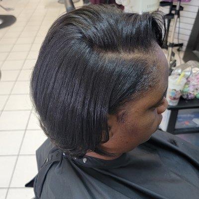 Silk press on 4c hair