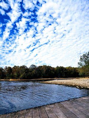 View from the campground boat dock