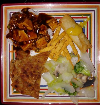 Mapo tofu Chow mein Spring roll Onion pancake