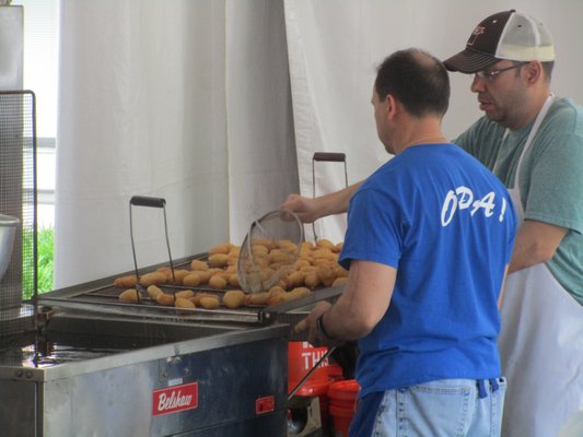 Making doughnuts