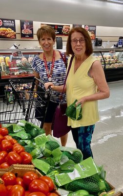 Volunteers help with shopping and errands