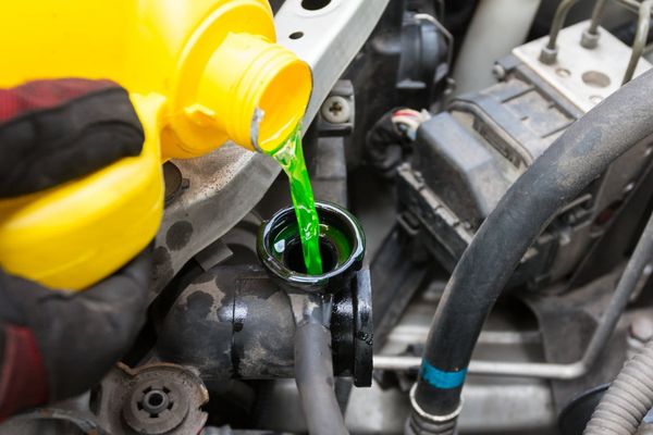 We do coolant flushes and other fluid changes.