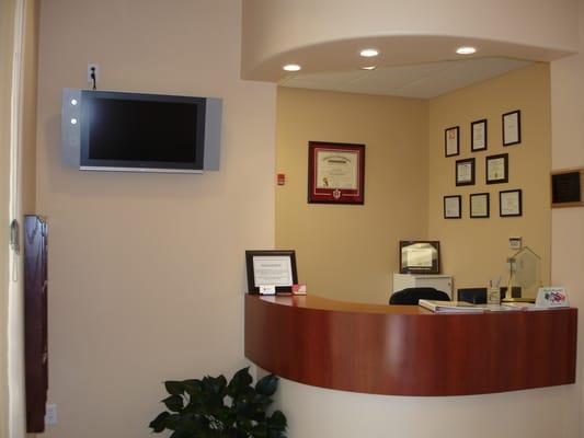 front desk reception