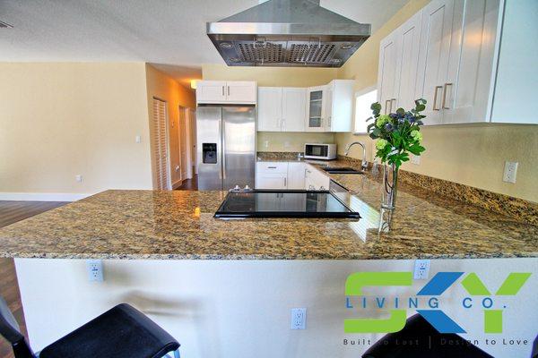 Kitchen Cabinets, granite countertops, design, painting, interior trim, etc.