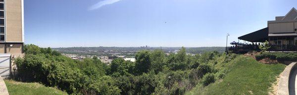 Panoramic down the W 8 Viaduct