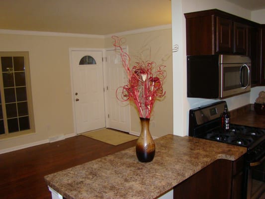 Lowell living room/kitchen after