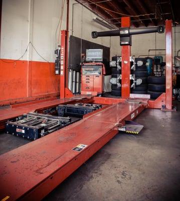 Bring your car in for your next wheel alignment. Ride-Way Auto Service uses the most advanced equipment to put you safely back on the road!