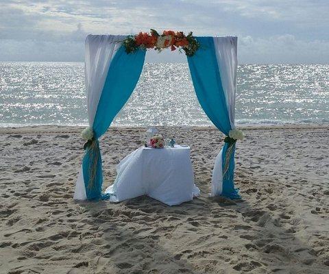 Ft. Lauderdale Beach Wedding Arch by Wedding Day Romance