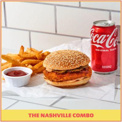 The Nashville Chicken Sandwich Combo Meal