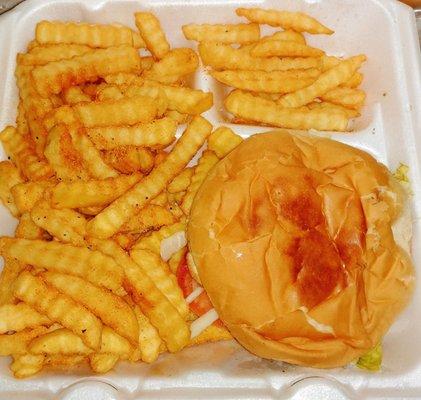 Cheeseburger Basket $5.49