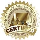 Select Home Care Pasadena is certified by CAHSAH.