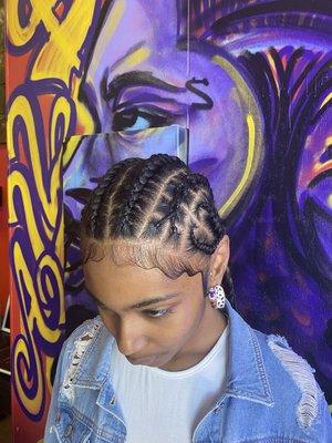 Corn rows