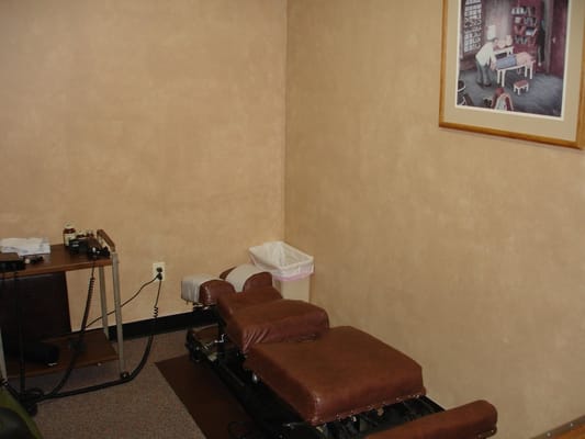 One of the adjustment rooms