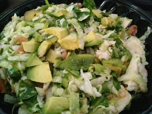 Double Chicken Chopped Salad with Avocado...awesome.