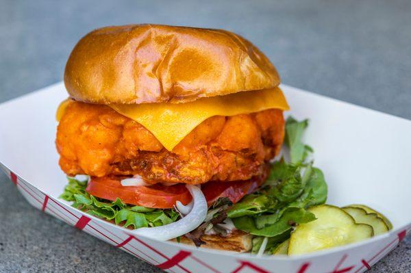 Buffalo Cauliflower Sandwich