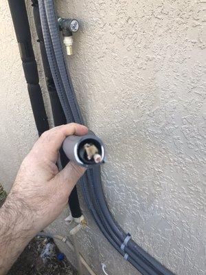 Live cables