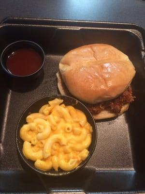 Sloppy Joe's with Mac and cheese