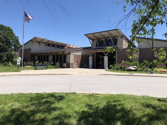 Line Creek Community Center - bathrooms and a snack bar inside!