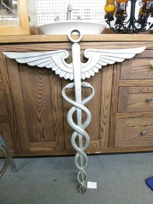 for those in need of a yard high cast deco caduceus