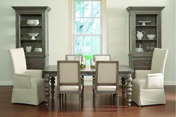 Custom solid wood American made dining.