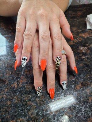 Acrylic nail designs by Tina