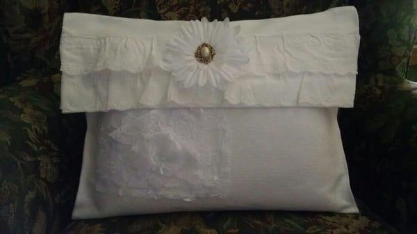 Handmade vintage style decorative pillows