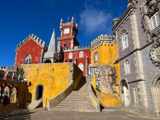 Pena Palace during the day trip to Sintra