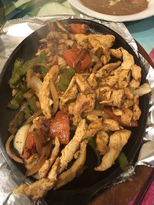 Chicken fajitas