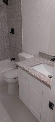 Complete bathroom remodel