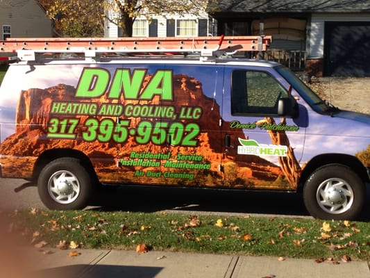 DNA Heating and Cooling Truck