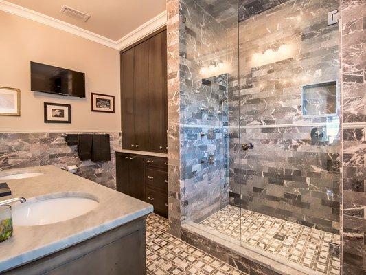 Master Bath Remodel of a charming Bungalow